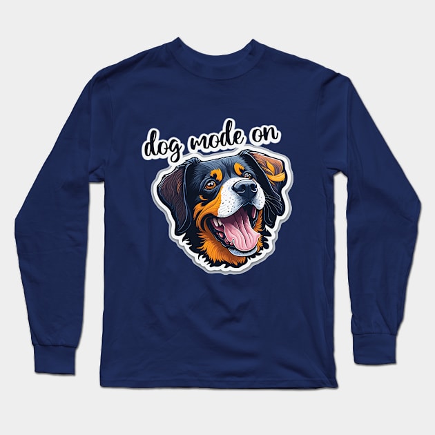 dog mode on Long Sleeve T-Shirt by AxAr